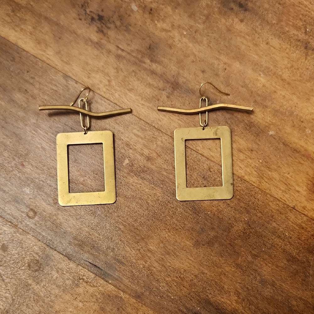 Gold Geometric Earrings